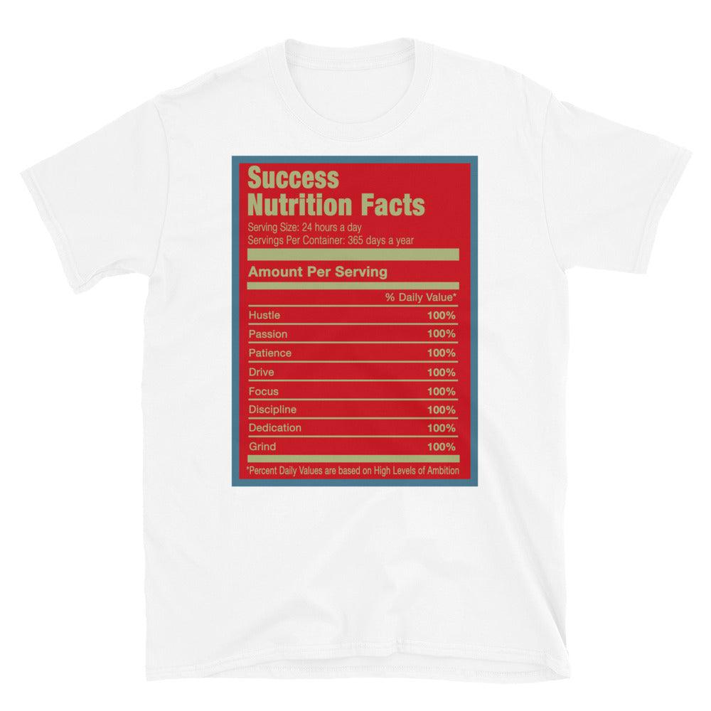 white Success Nutrition Shirt Nike SB Dunk High Strawberry Cough photo