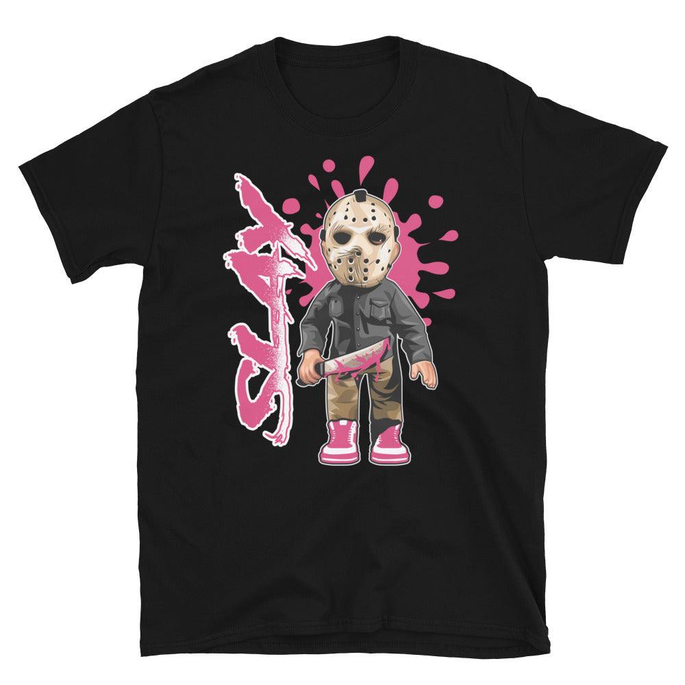 Black Friday the 13th Shirt Nike Dunk High Pink Prime photo