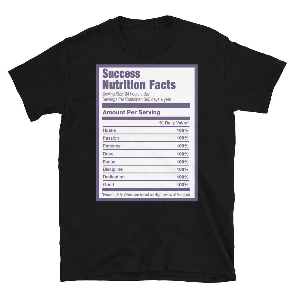 Black Success Nutrition Shirt Nike Dunk Low Championship Court Purple photo