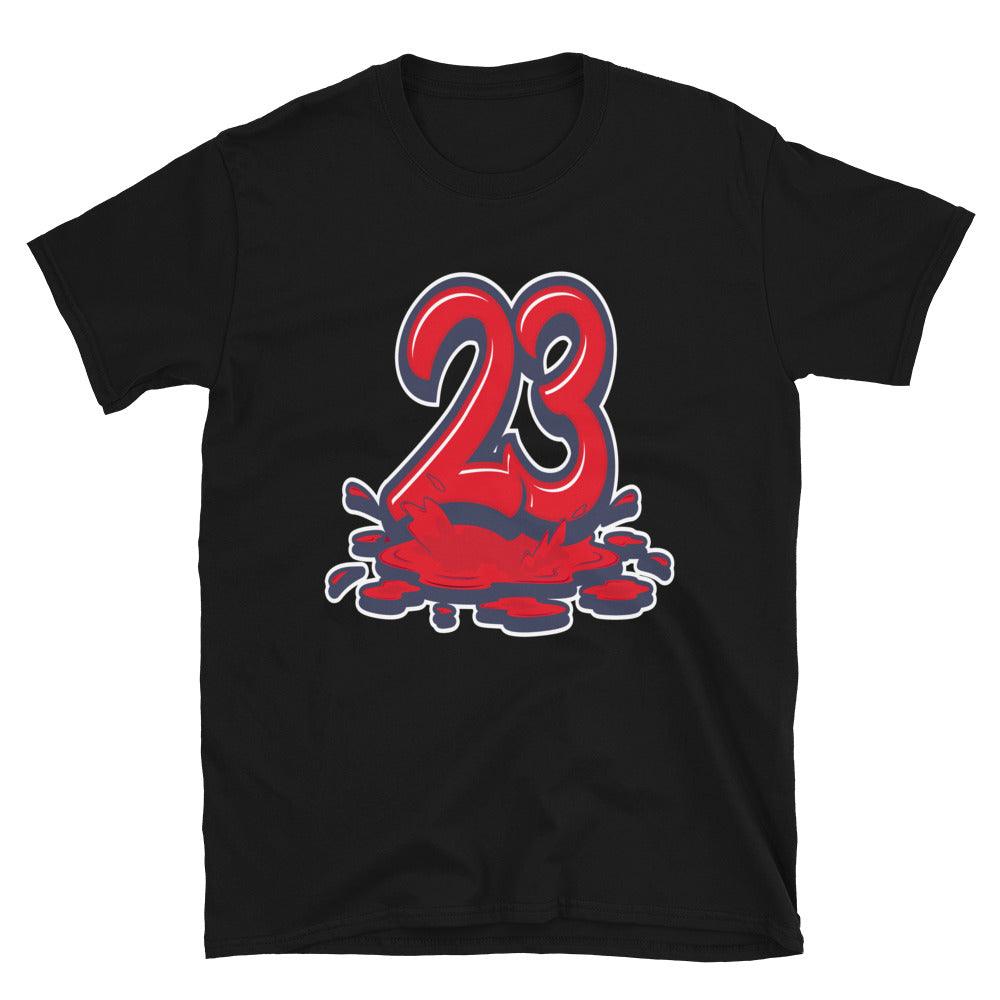 Black 23 Melting Shirt AJ 7 Retro Quai 54 photo