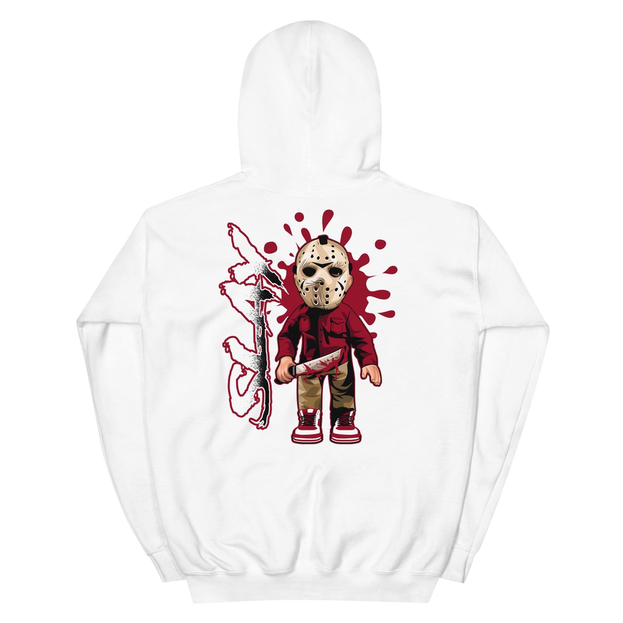 White Slay Hoodie AJ 14 Retro Low Red Lipstick photo
