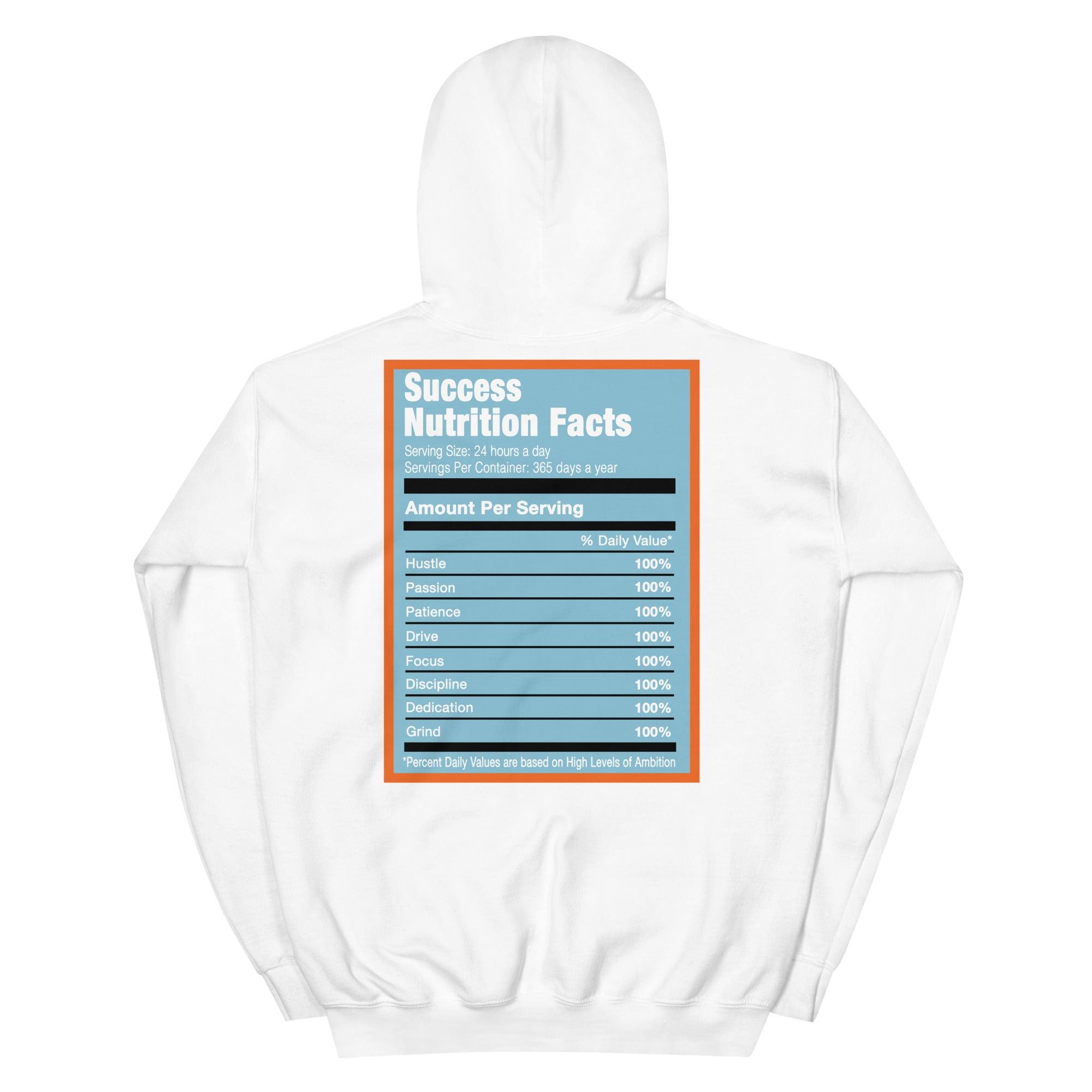 White Success Nutrition Hoodie Nike SB Dunk Low Club 58 Gulf photo