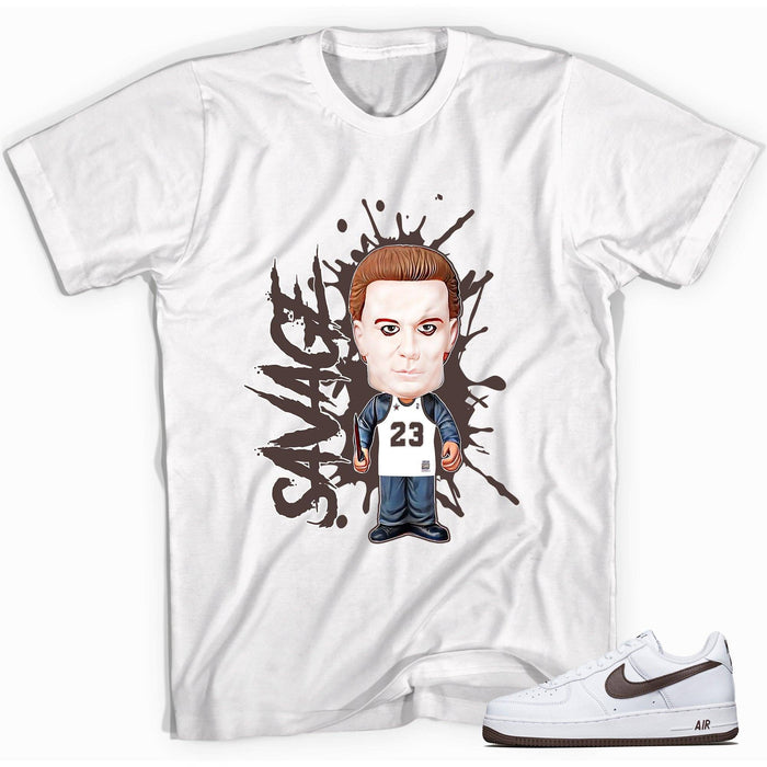 Air Force 1s Low White Chocolate Shirt Savage - Sneaker Shirts Outlet