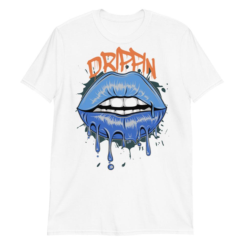 Yeezy Boost 700 Bright Blue Shirt Drippin Lips