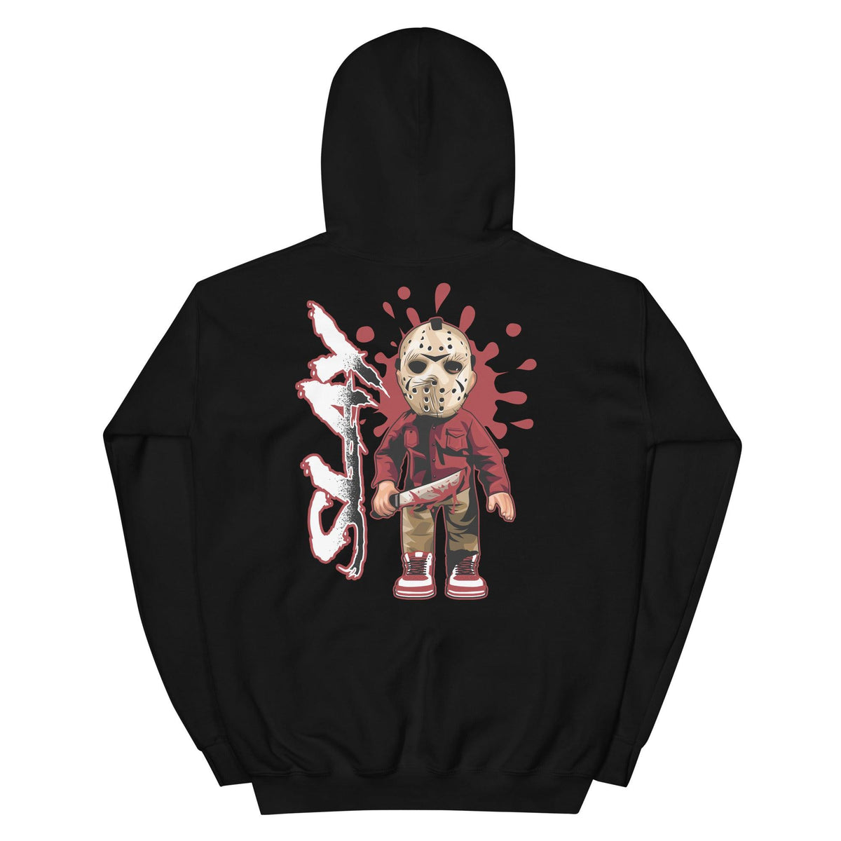 1 Mid Gym Red Black White Hoodie Slay
