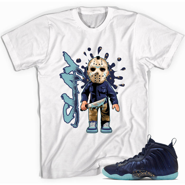 Air Foamposite One Obsidian Metallic Gold Shirt Slay