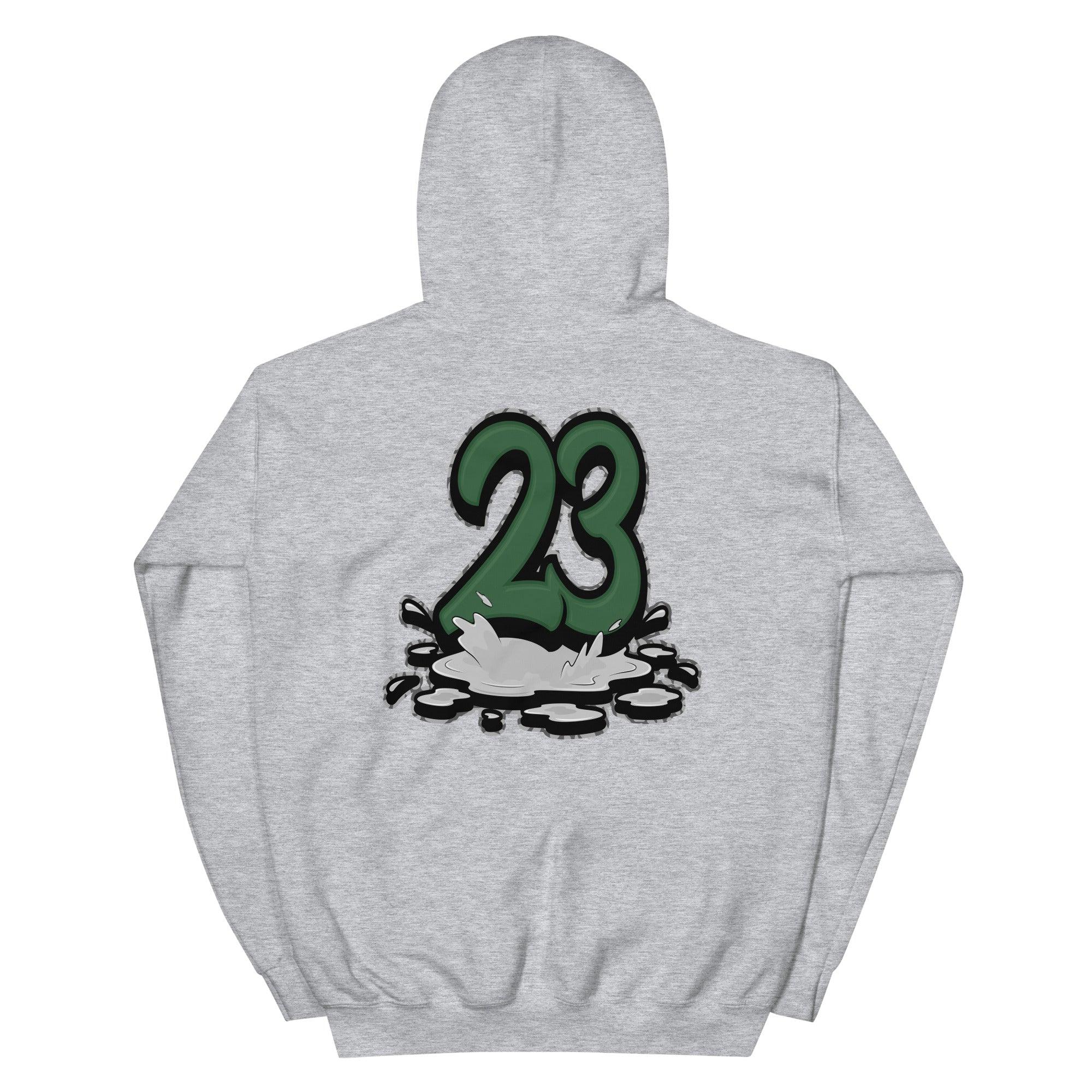 3s PINE GREEN Hoodie Melting 23
