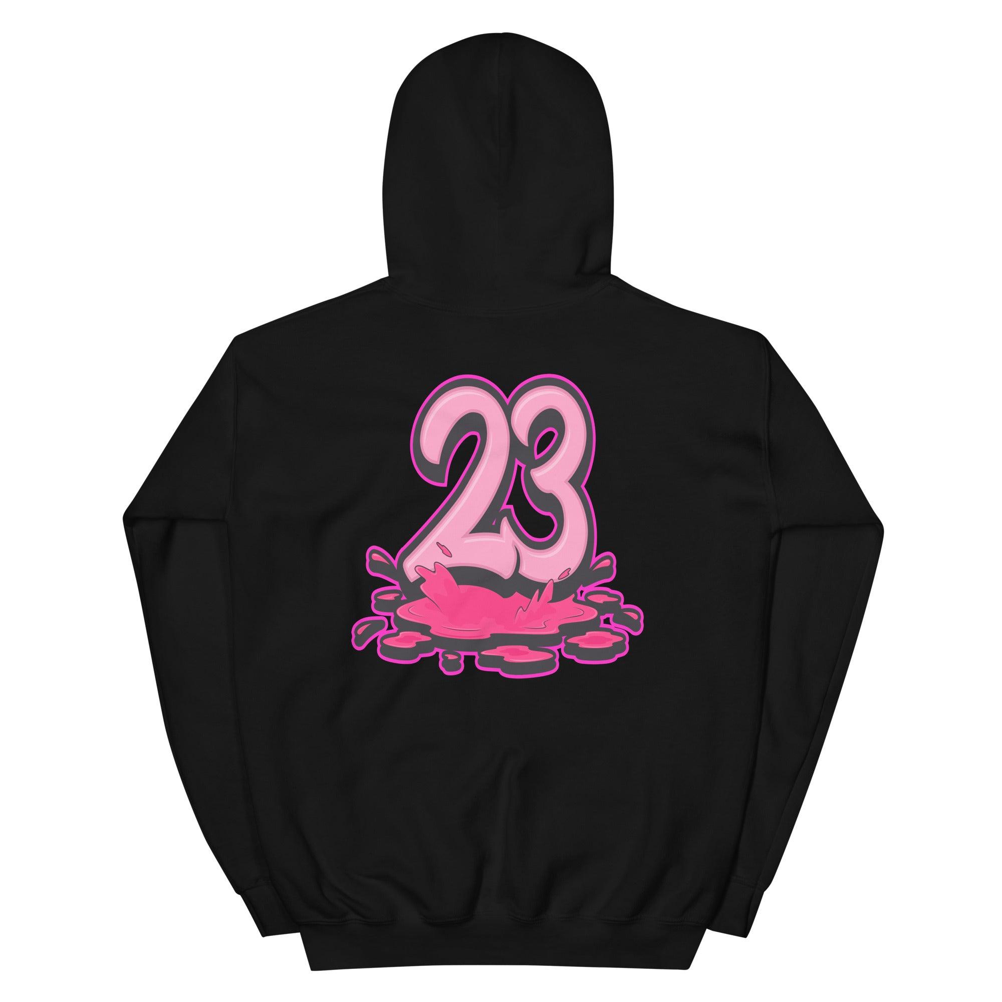 14s Low Shocking Pink Hoodie 23 Melting