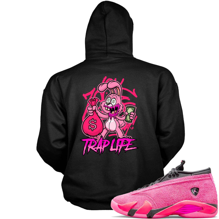 14 Low Shocking Pink Hoodie Trap Rabbit