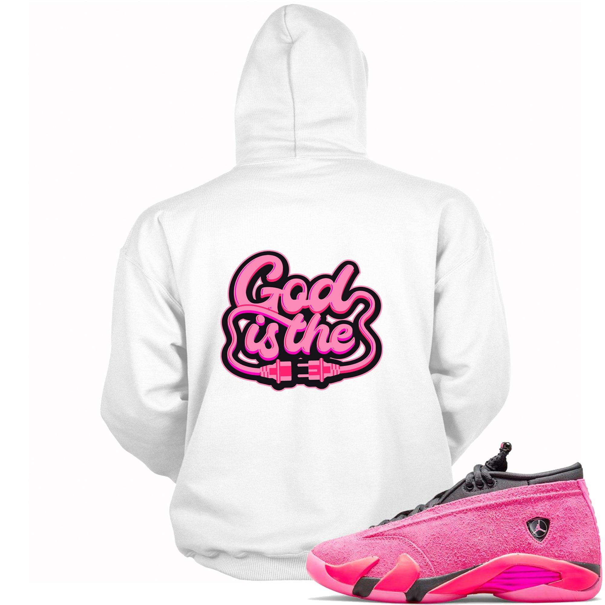 14 Low Shocking Pink Hoodie God Is