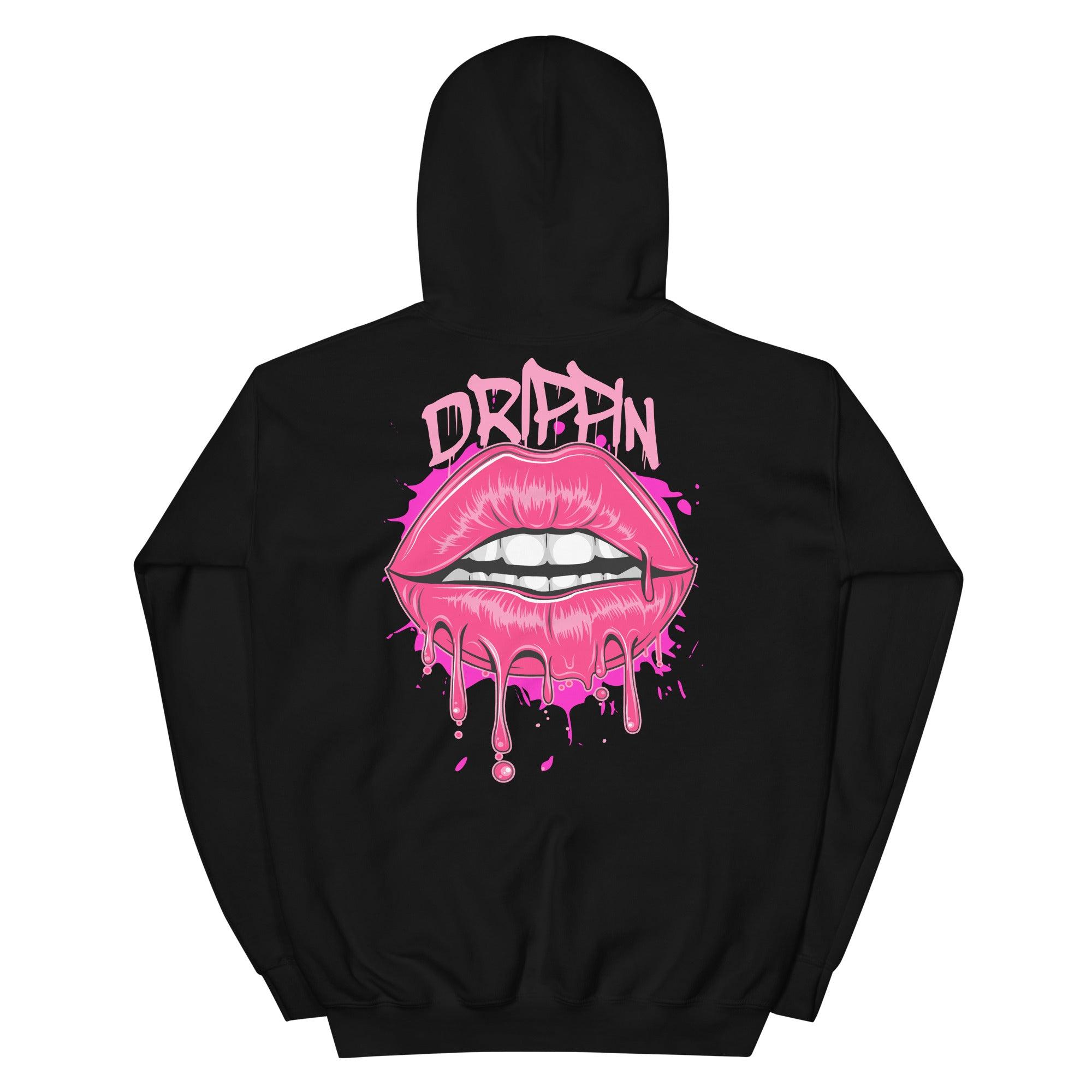 14s Low Shocking Pink Hoodie Drippin