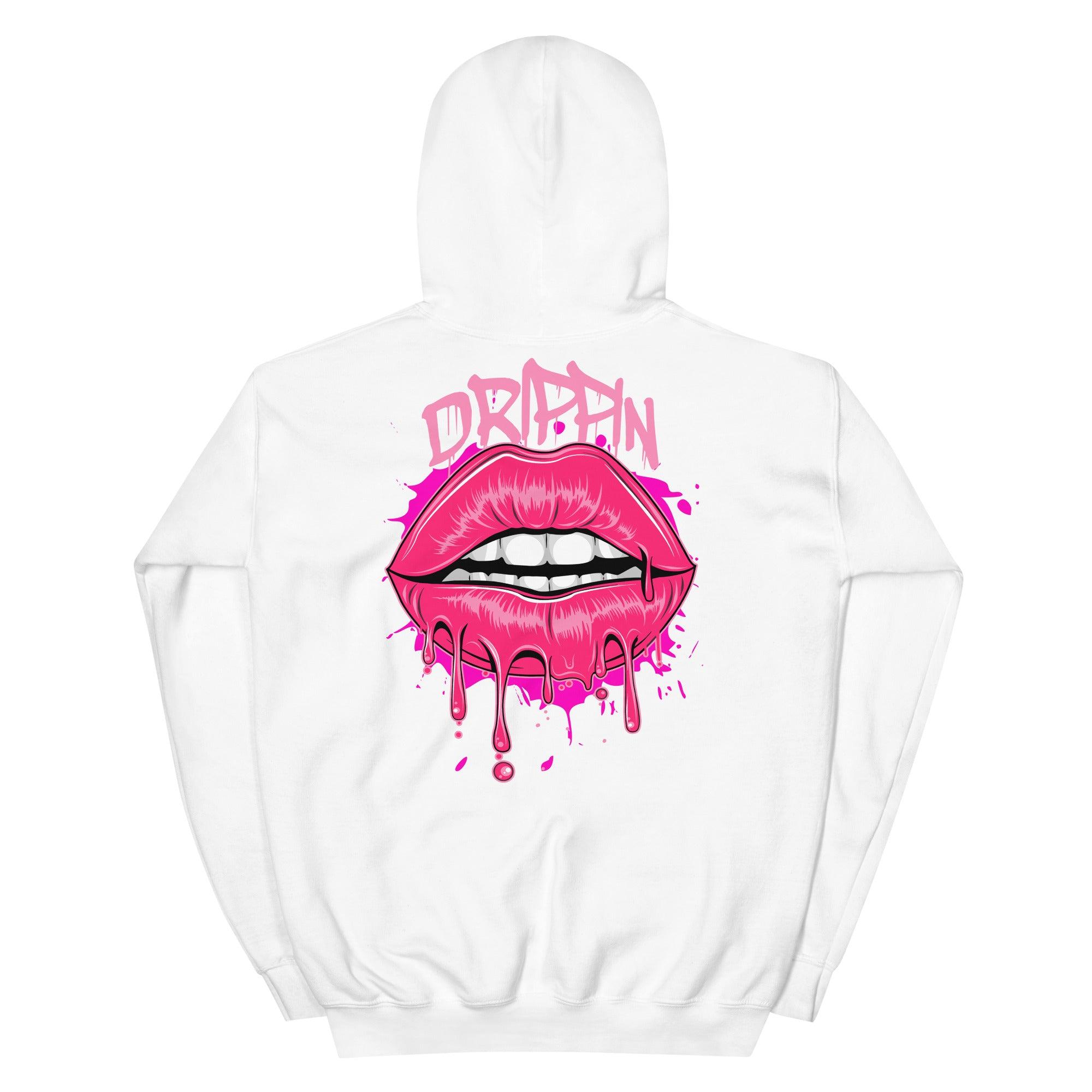 14s Low Shocking Pink Hoodie Drippin