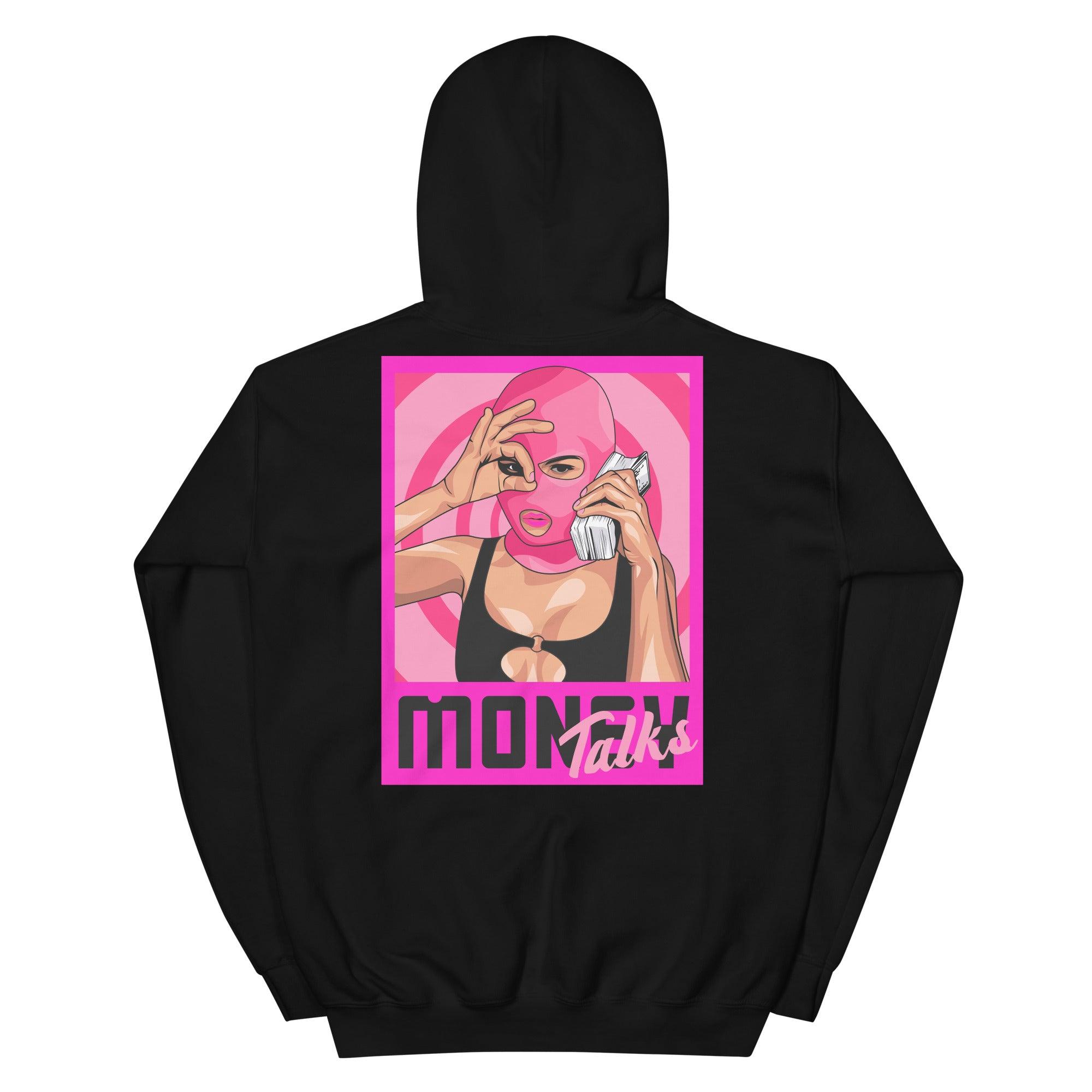 14s Low Shocking Pink Hoodie Money Talks