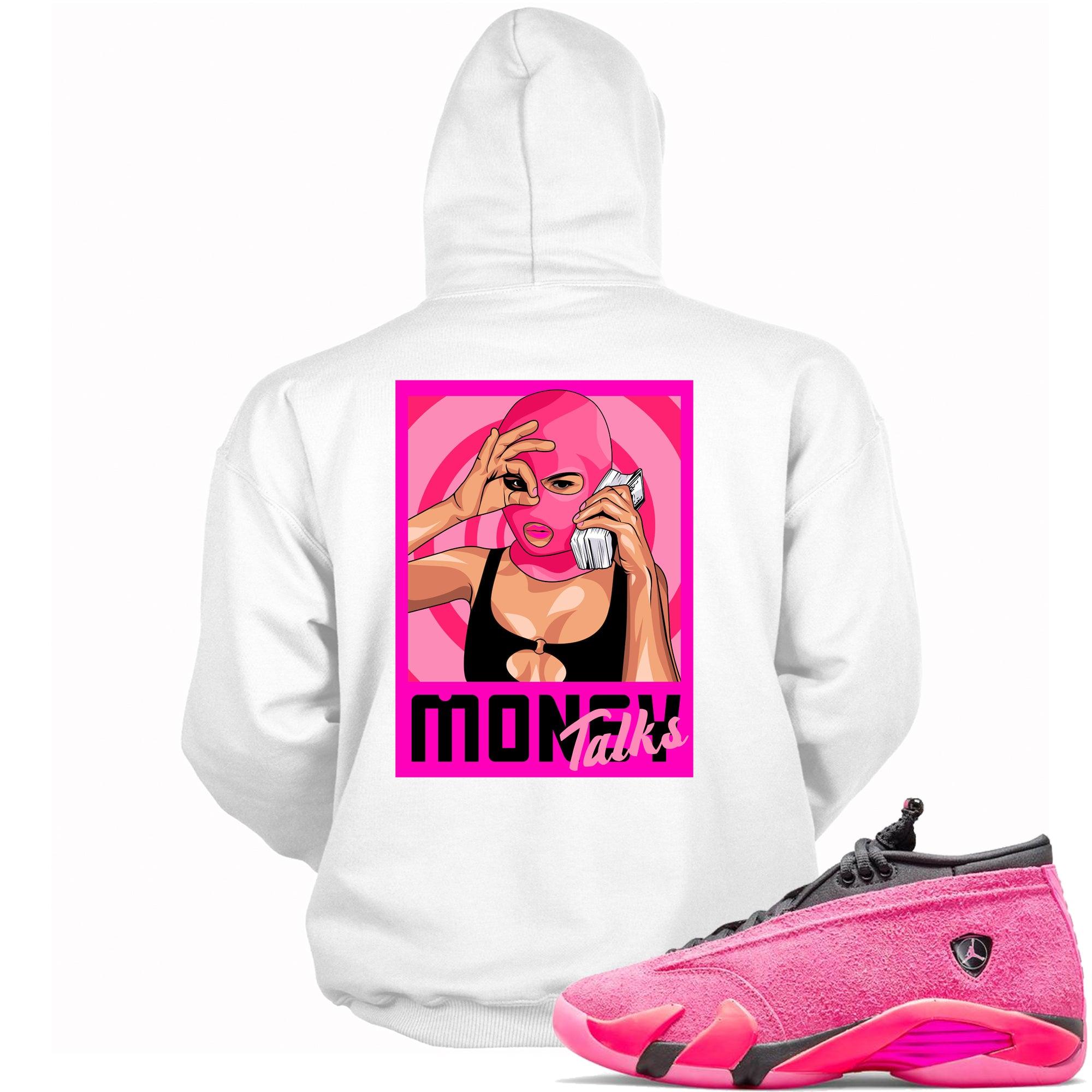 14s Low Shocking Pink Hoodie Money Talks