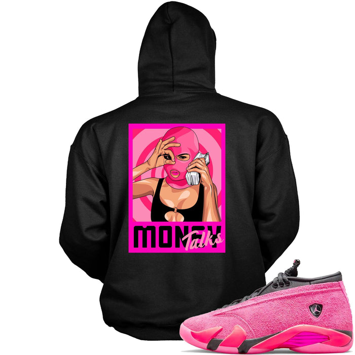 14s Low Shocking Pink Hoodie Money Talks