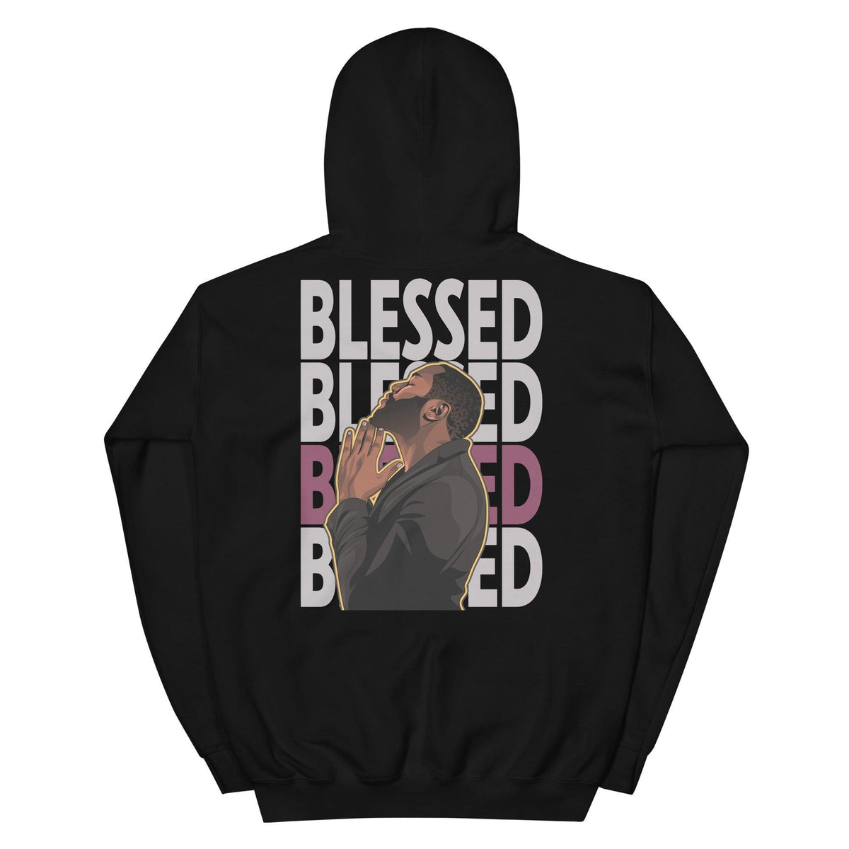 6s Bordeaux Hoodie God Blessed