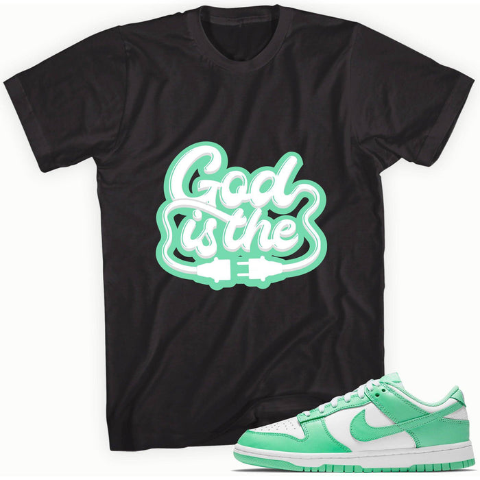 Dunk Low Green Glow Shirt God Is