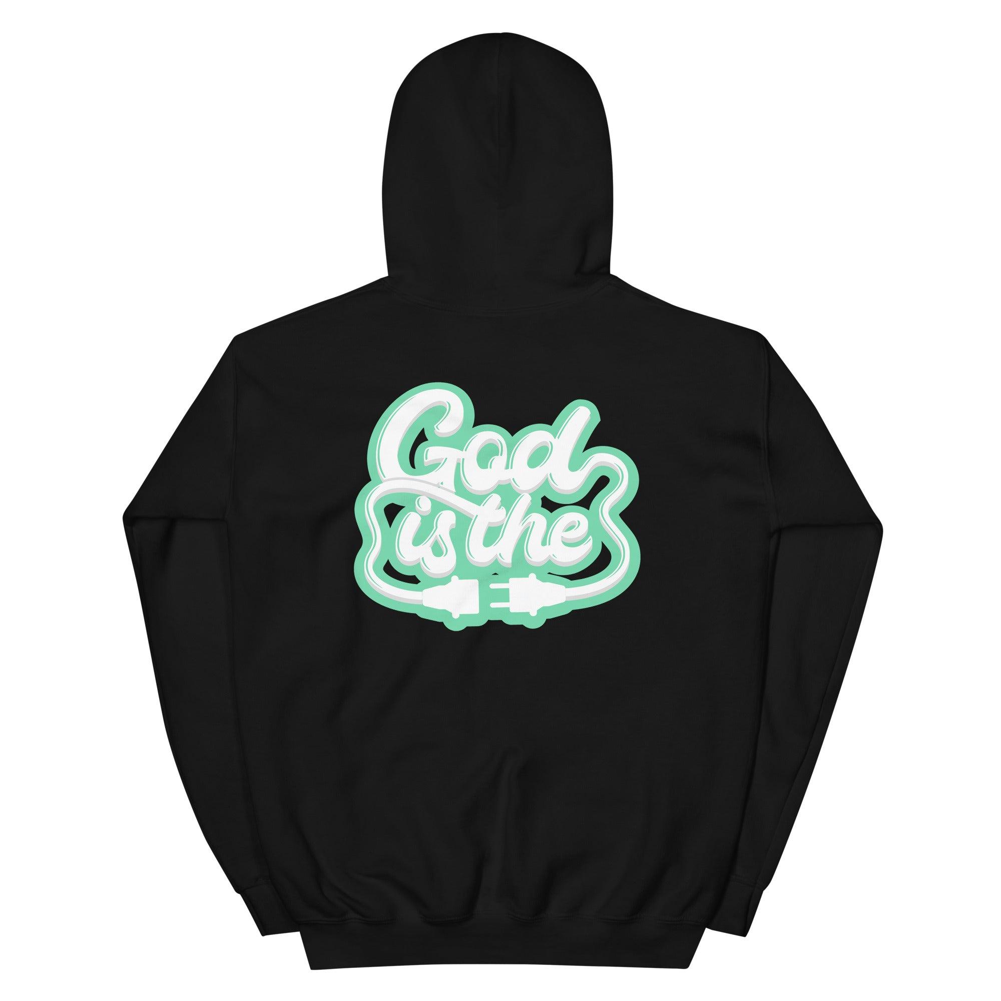 Dunk Low Green Glow Hoodie God Is