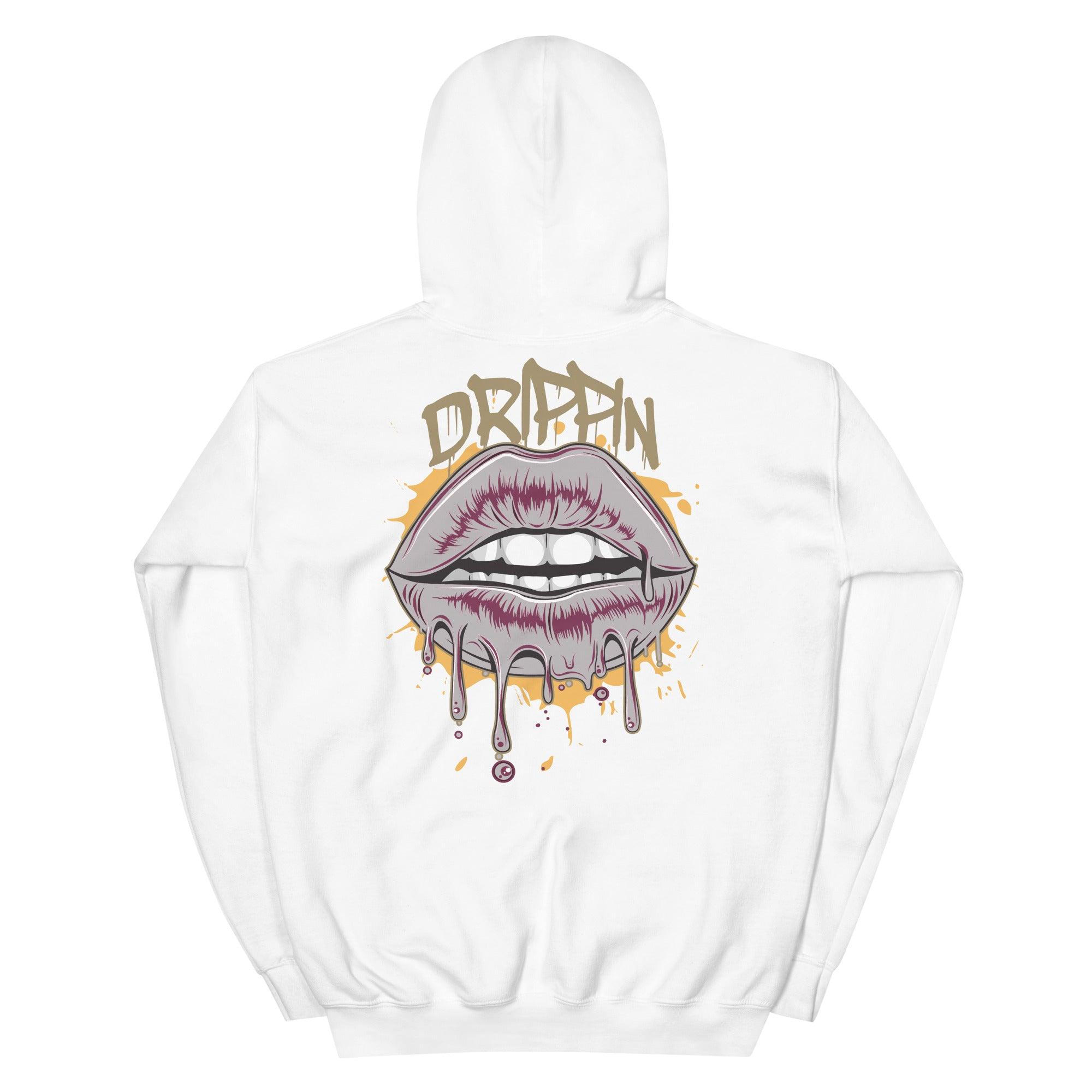 6s Bordeaux Hoodie Drippin Lips