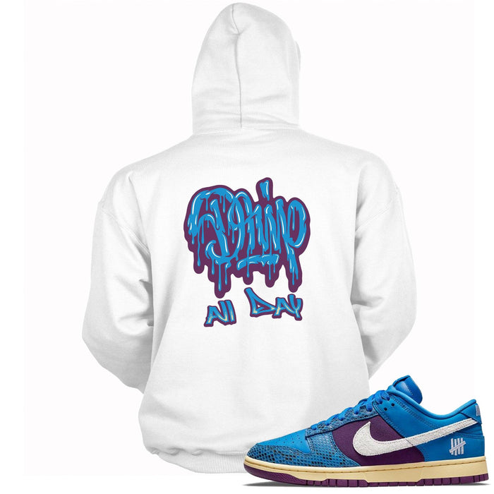 Dunk Low Undefeated 5 On It Dunk vs AF1 Hoodie Drip All Day