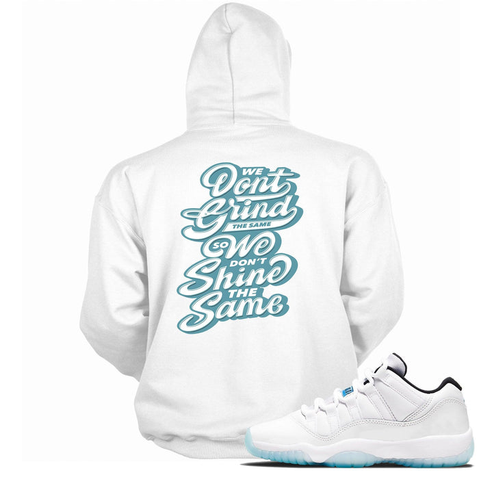 11s Low Legend Blue Hoodie We Grind