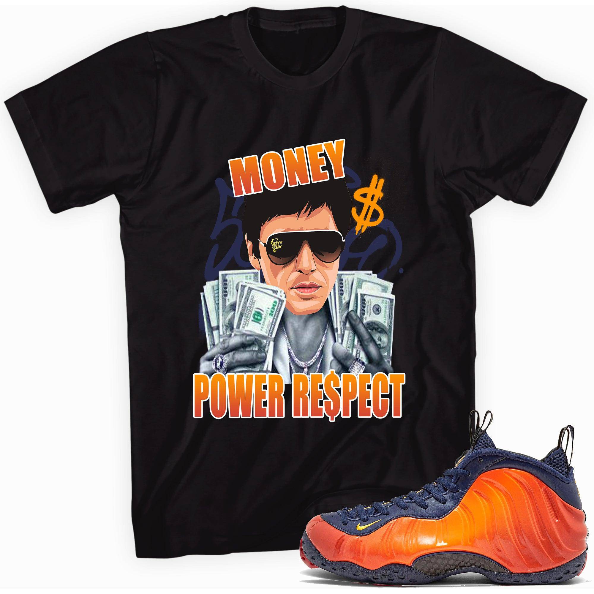 Air Foamposite One Blud Void Shirt Tony Montana