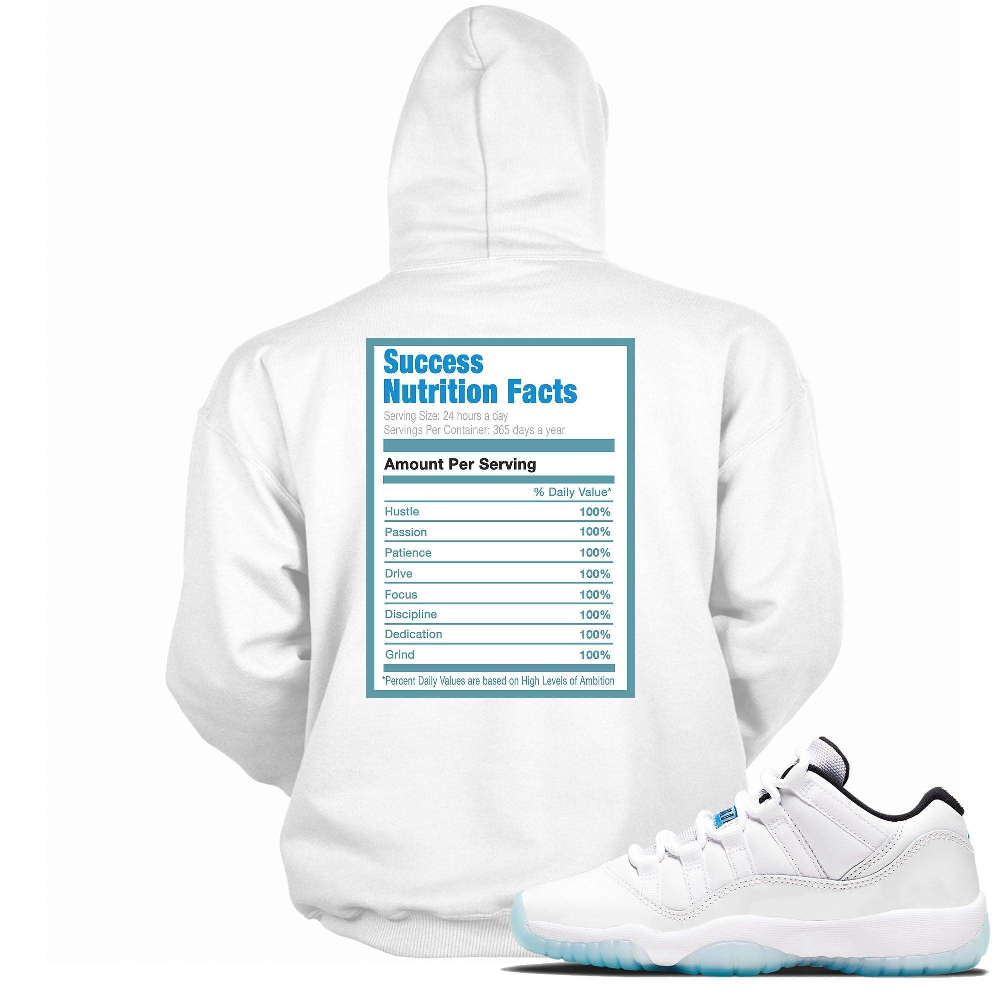 11s Low Legend Blue Hoodie Success Nutrition Facts