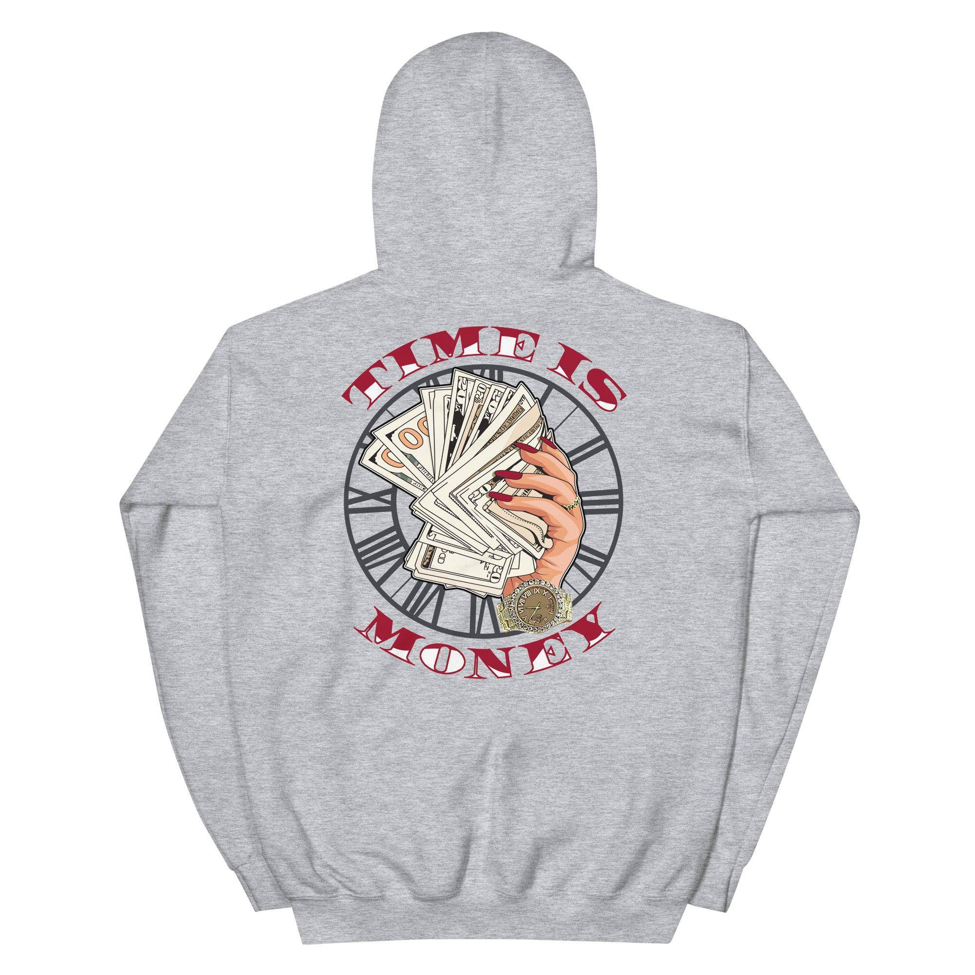 13s Red Flint Hoodie Time Is Money