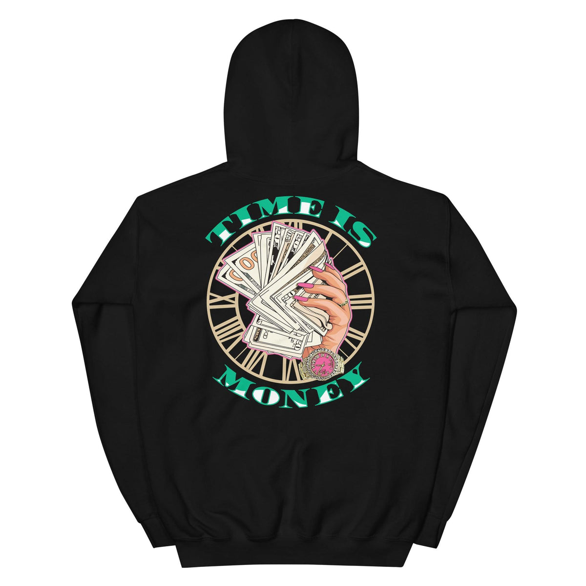 1 Mid Paint Drip (GS) Hoodie Time Is Money