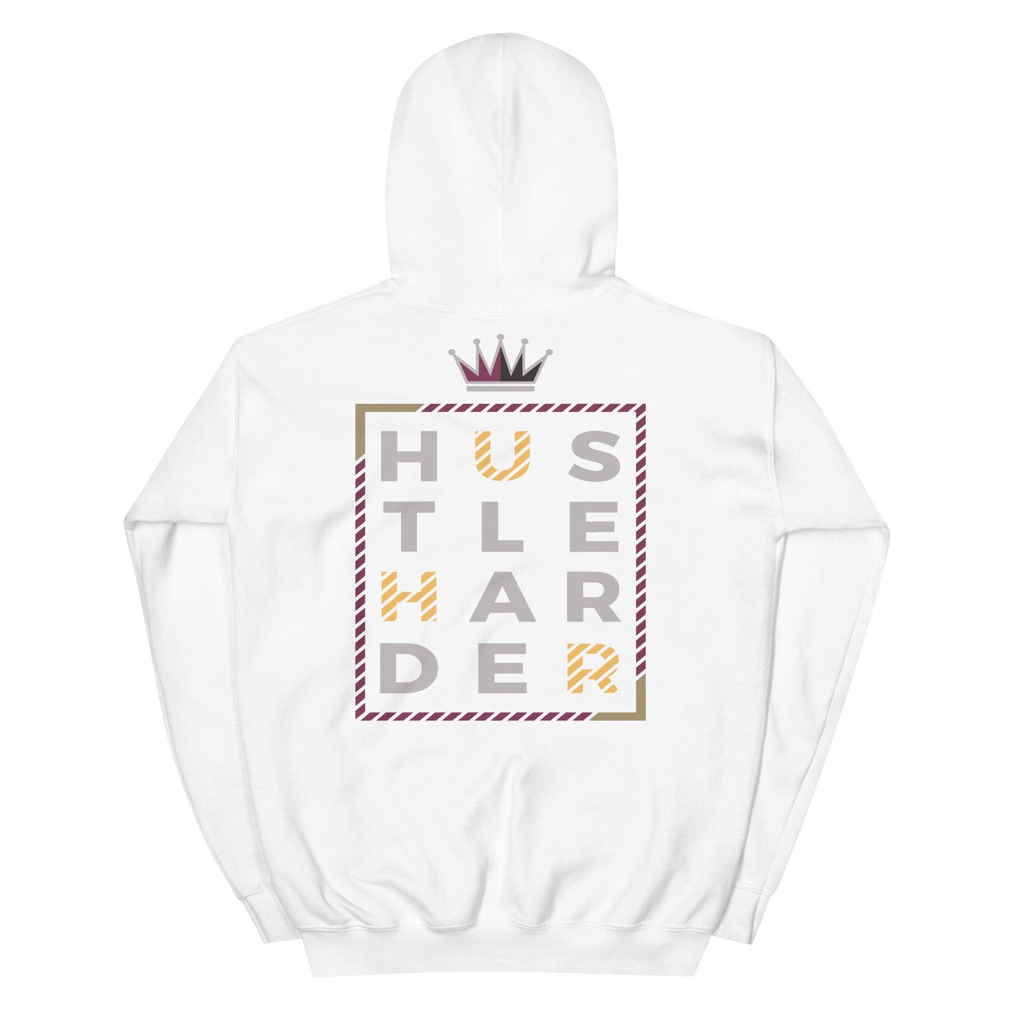 6s Bordeaux Hoodie Hustle Harder
