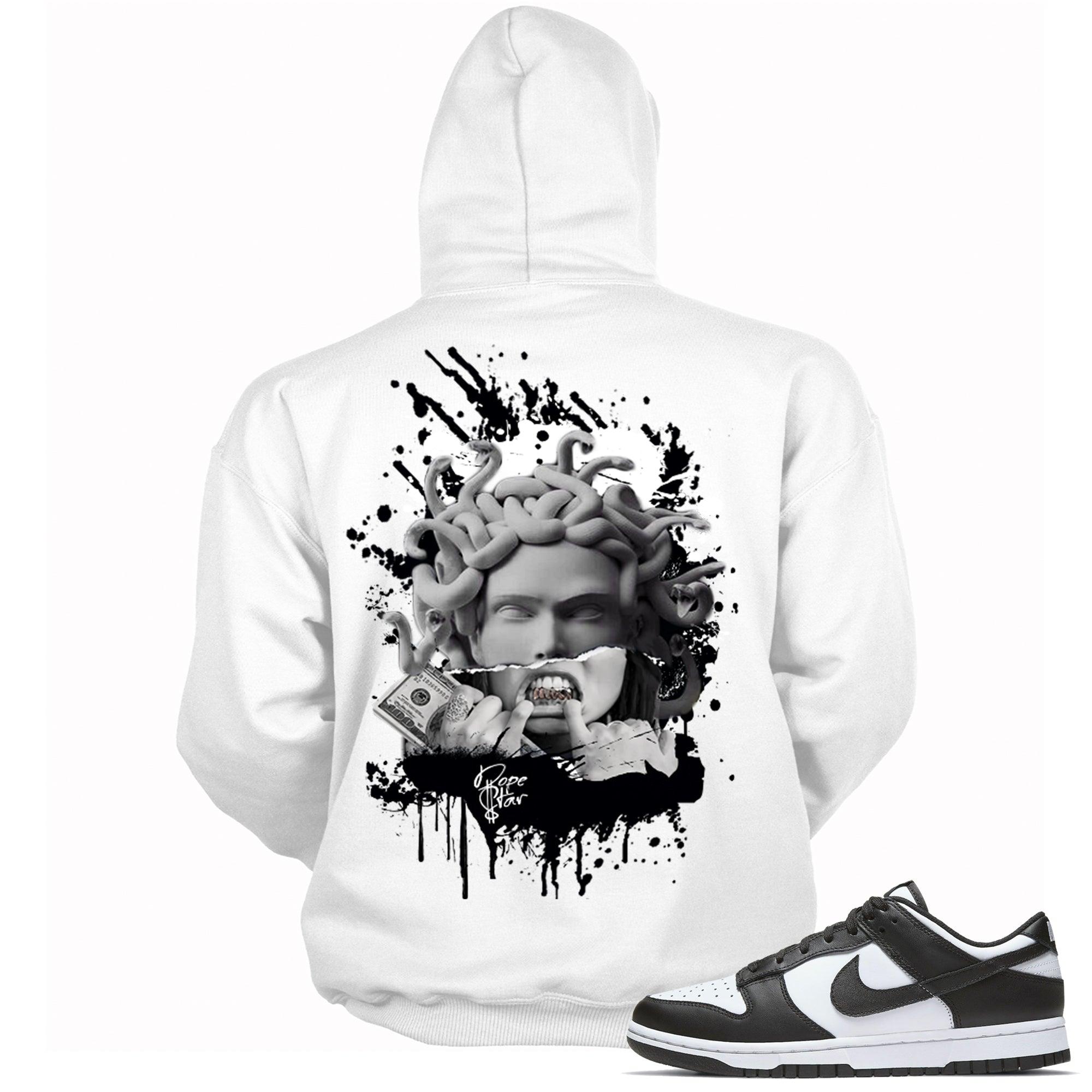 Dunk Low White Black (2021) Hoodie Medusa