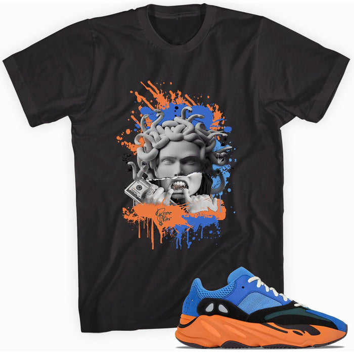 Yeezy Boost 700 Bright Blue Shirt Medusa