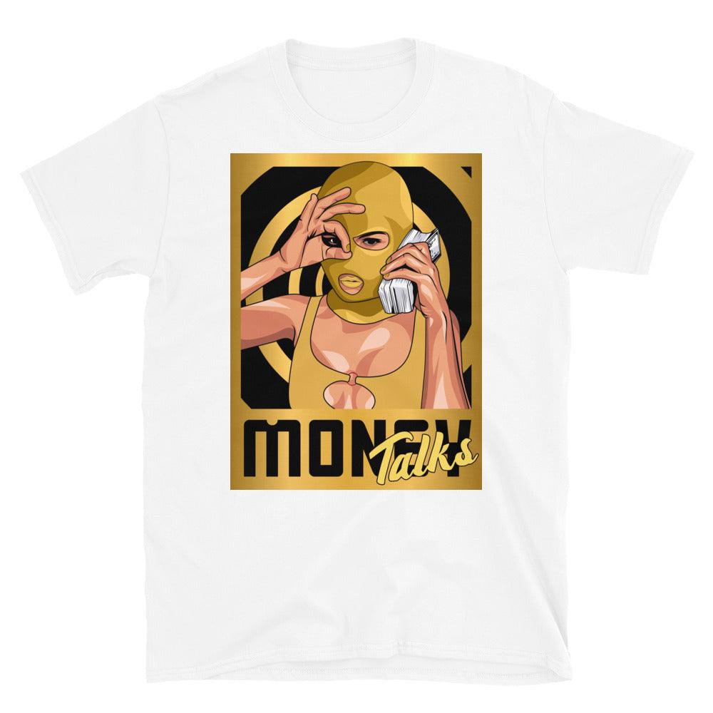 1 RETRO HIGH Black Metallic Gold Shirt Money Talks