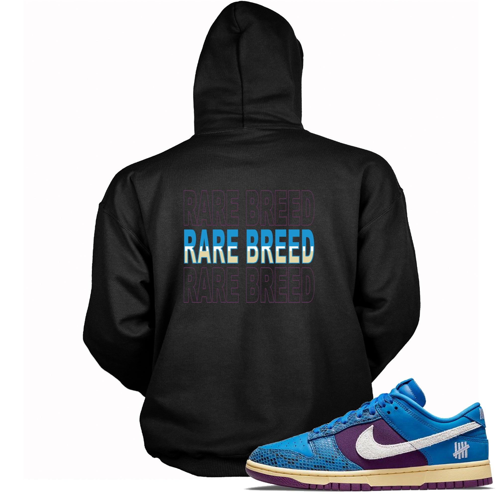 Dunk Low Undefeated 5 On It Dunk vs AF1 Hoodie Rare Breed