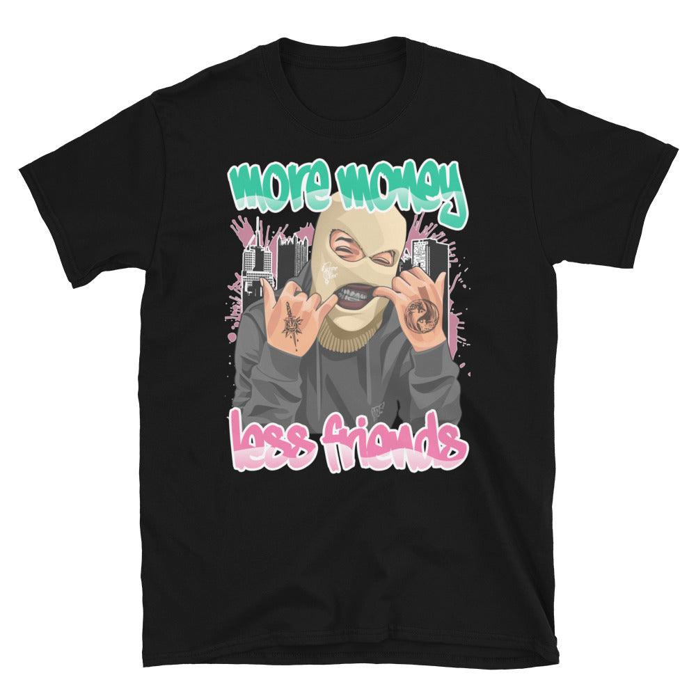 1 Mid Paint Drip (GS) Shirt More Money Less Friends