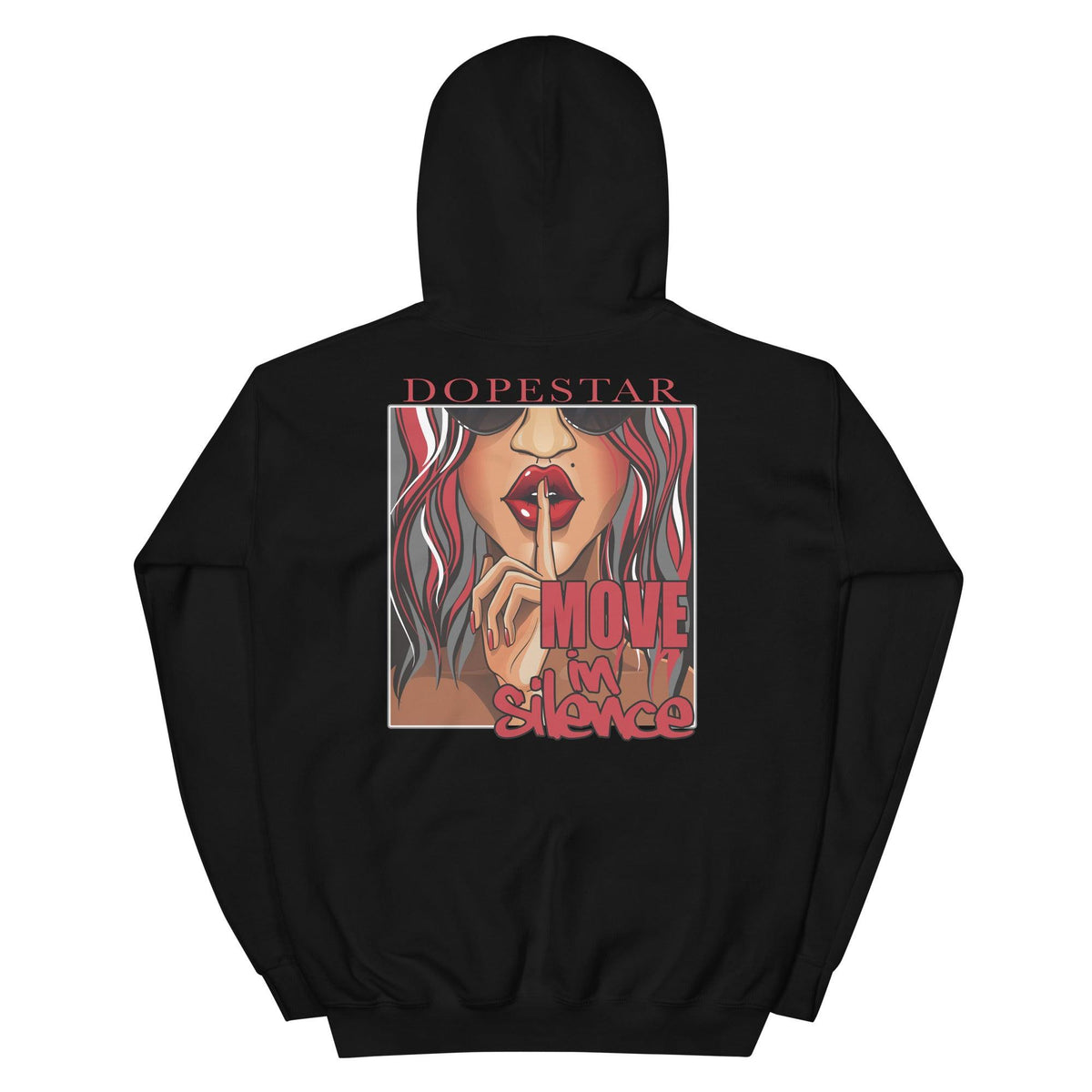 5 Raging Bull Red 2021 Hoodie Move In Silence