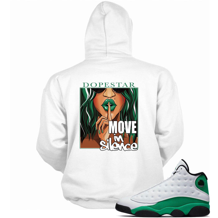 13 Lucky Green Hoodie Move In Silence