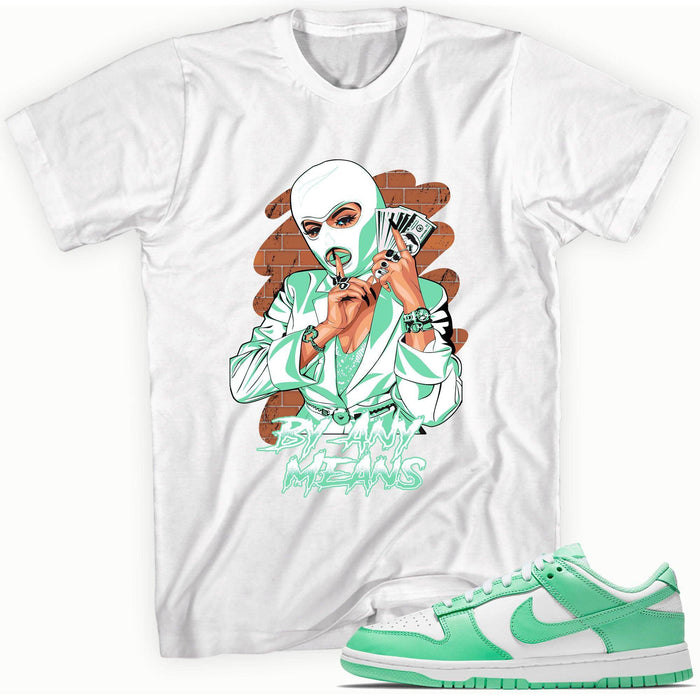 Dunk Low Green Glow Shirt By Any Means