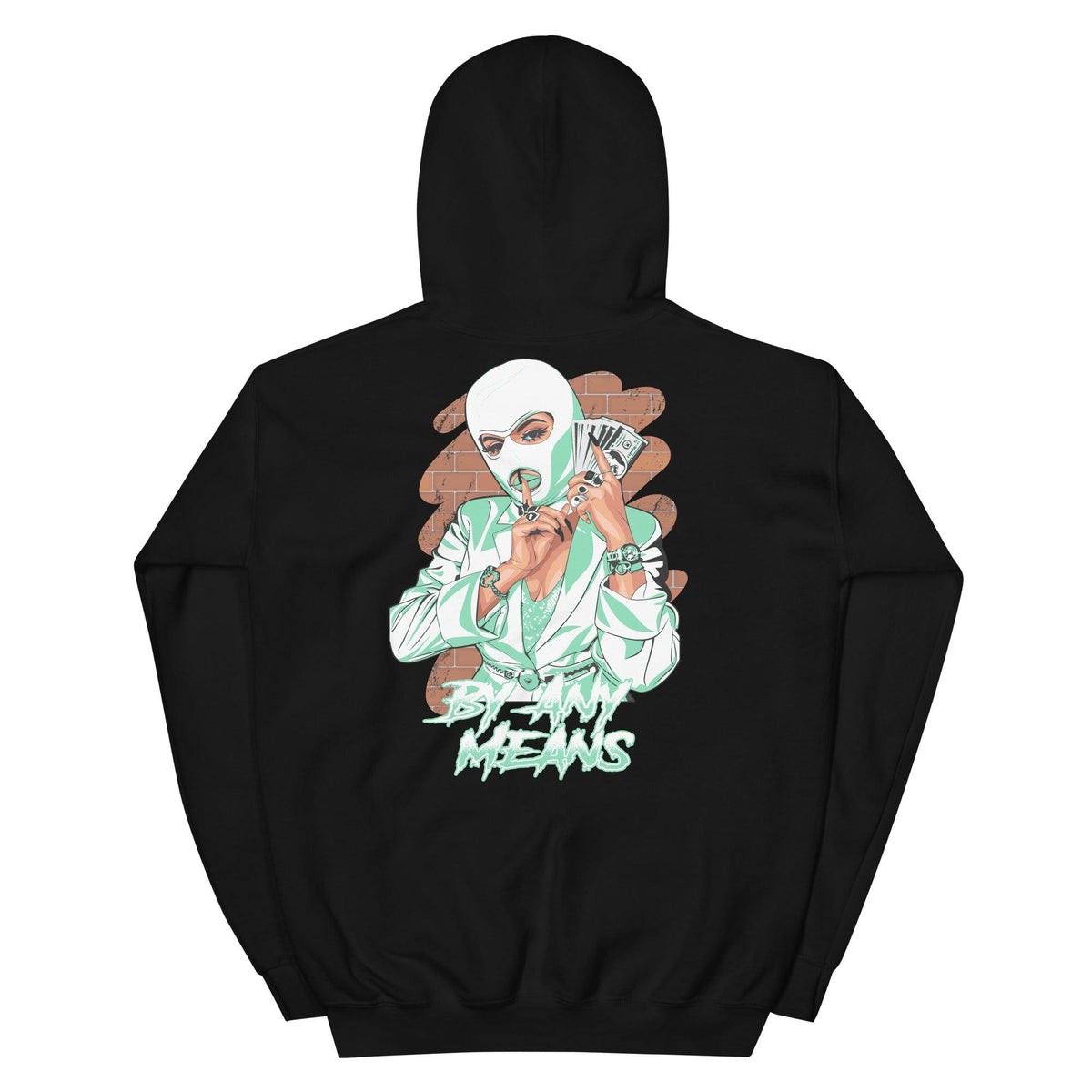 Dunk Low Green Glow Hoodie By Any Means