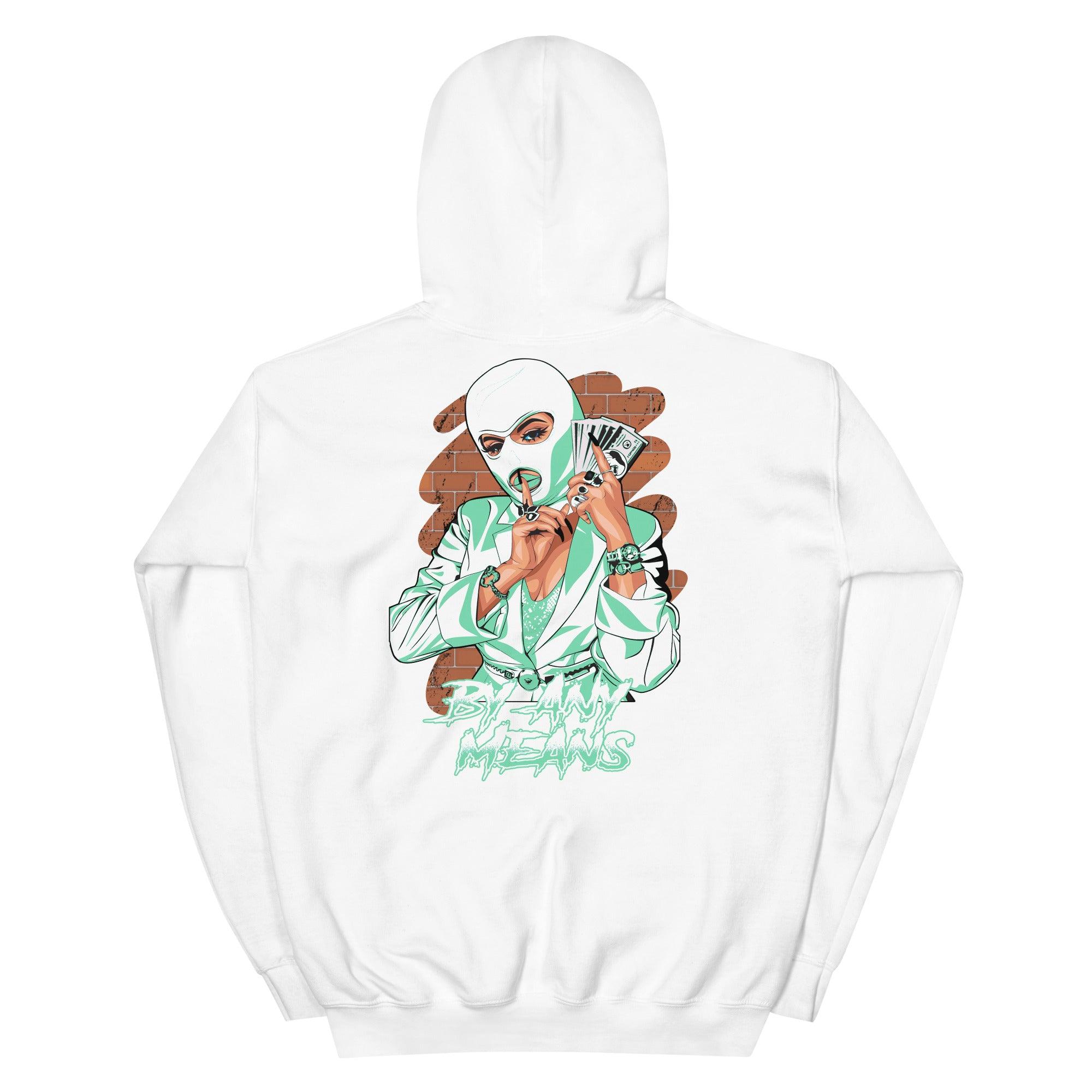 Dunk Low Green Glow Hoodie By Any Means