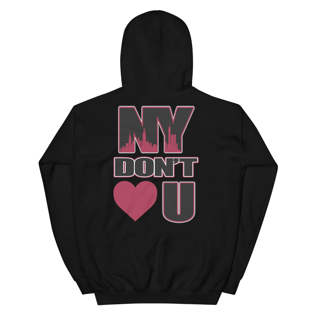 1s Patent Leather Bred Hoodie NY Don't Love You