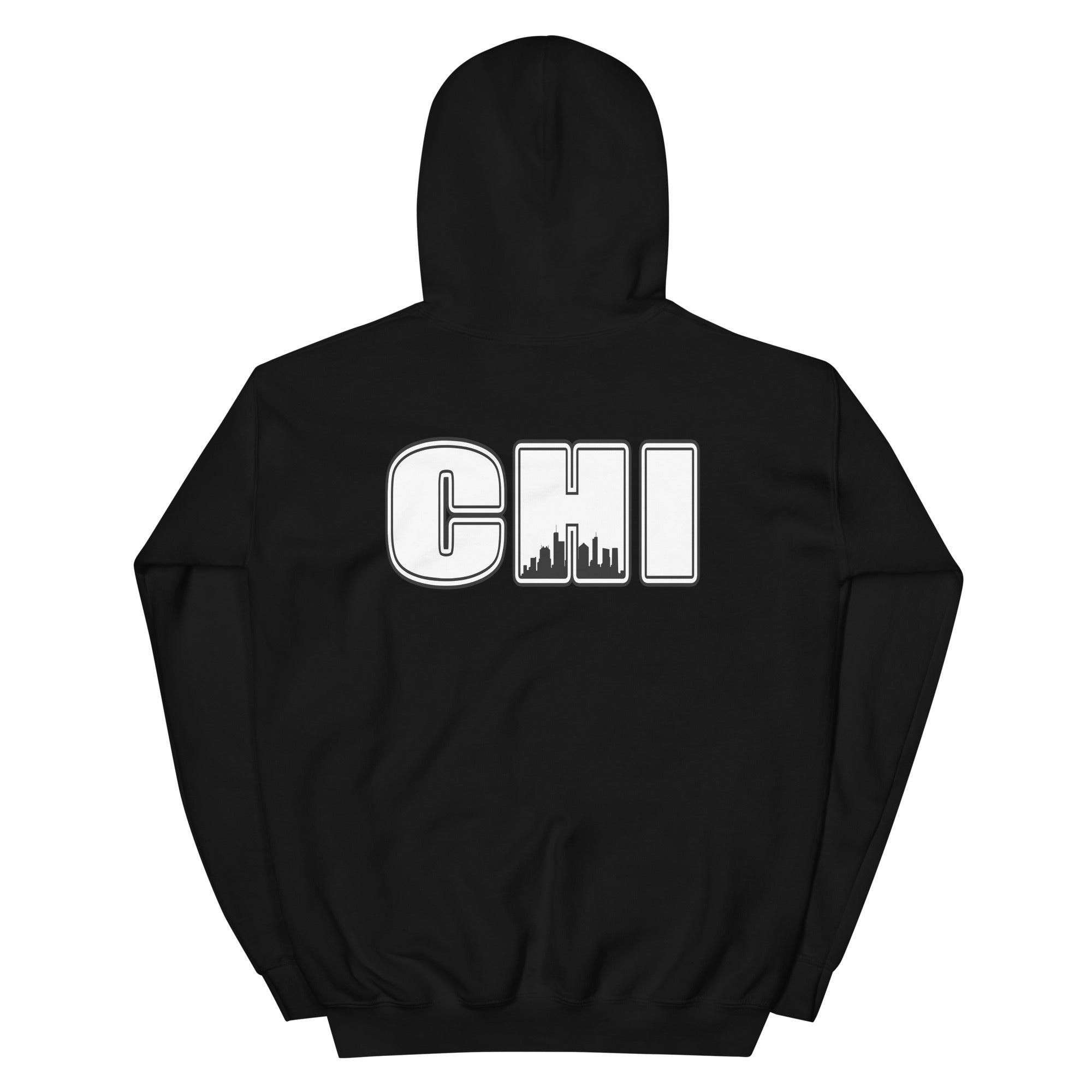 Dunk Low White Black 2021 Hoodie Chicago
