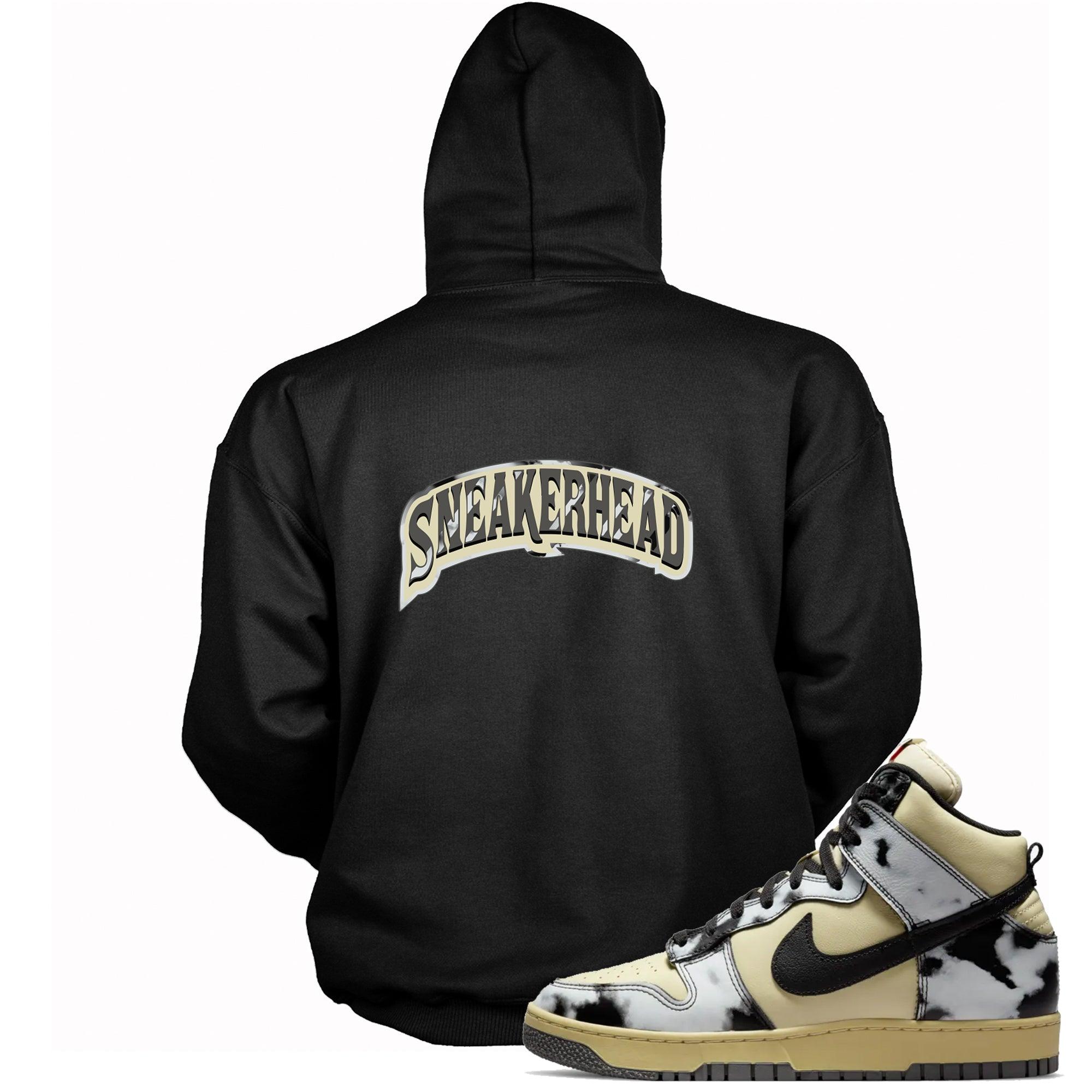 1985 Dunk High Black Acid Wash Hoodie Sneakerhead
