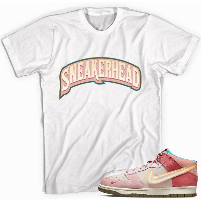 Dunk Mid Social Status Free Lunch Strawberry Milk Shirt Sneakerhead