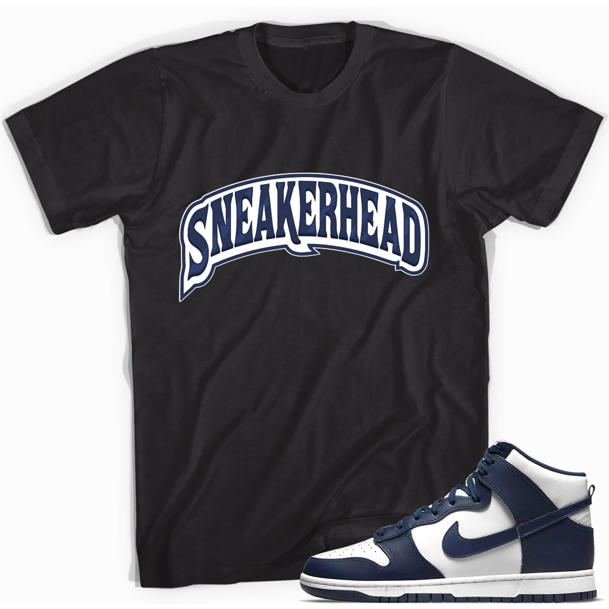 Dunk High Championship Navy Shirt Sneakerhead