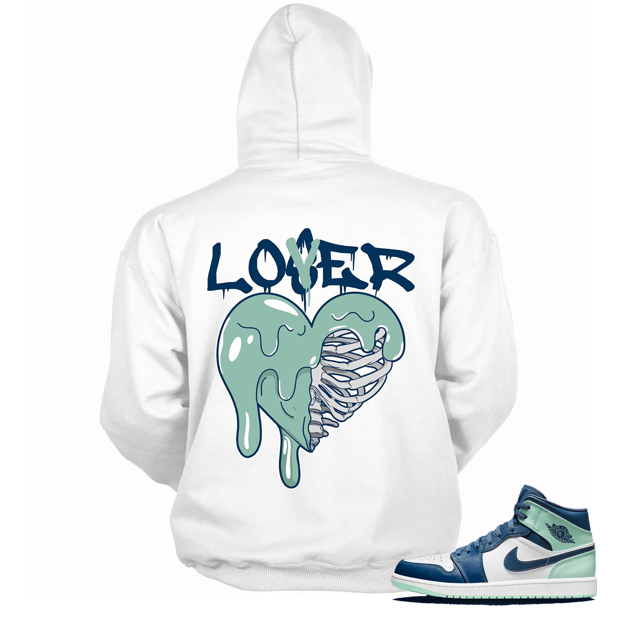 1 Mid Mystic Navy Mint Foam Hoodie Lover