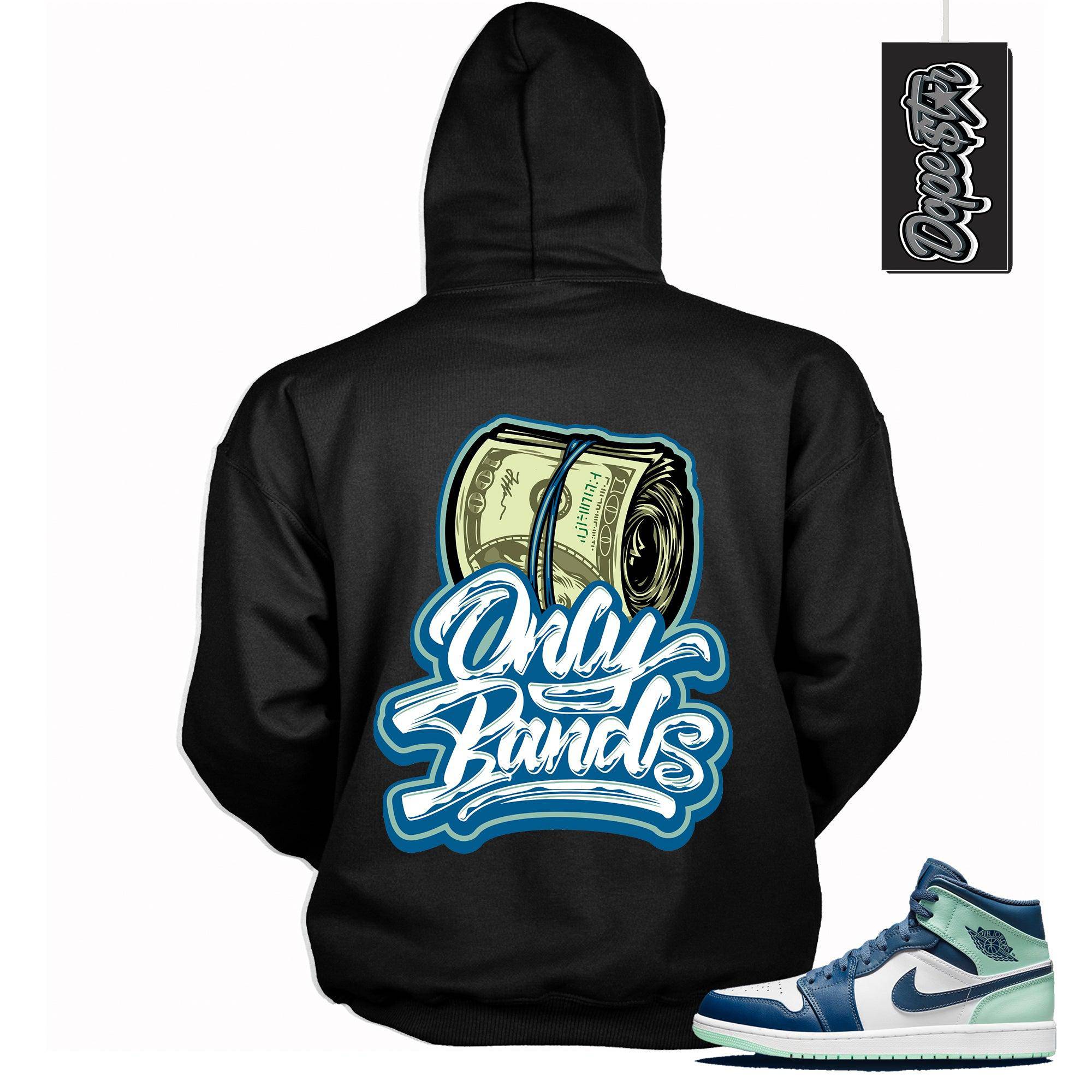 1 Mid Mystic Navy Mint Foam Hoodie Only Bands
