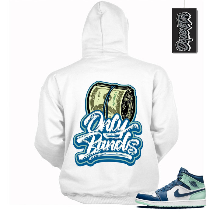 1 Mid Mystic Navy Mint Foam Hoodie Only Bands