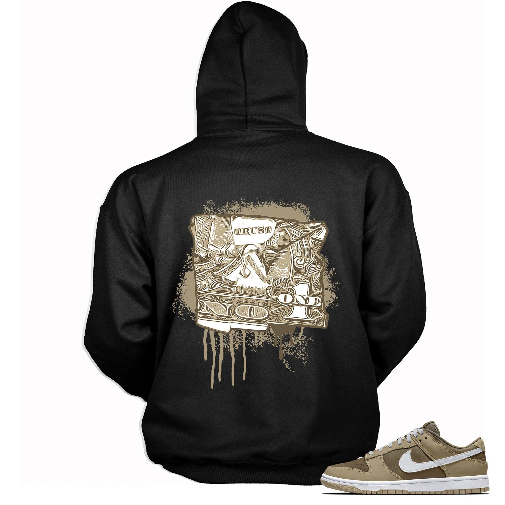 Dunk Low Judge Grey Hoodie Trust No One Dollar Bill