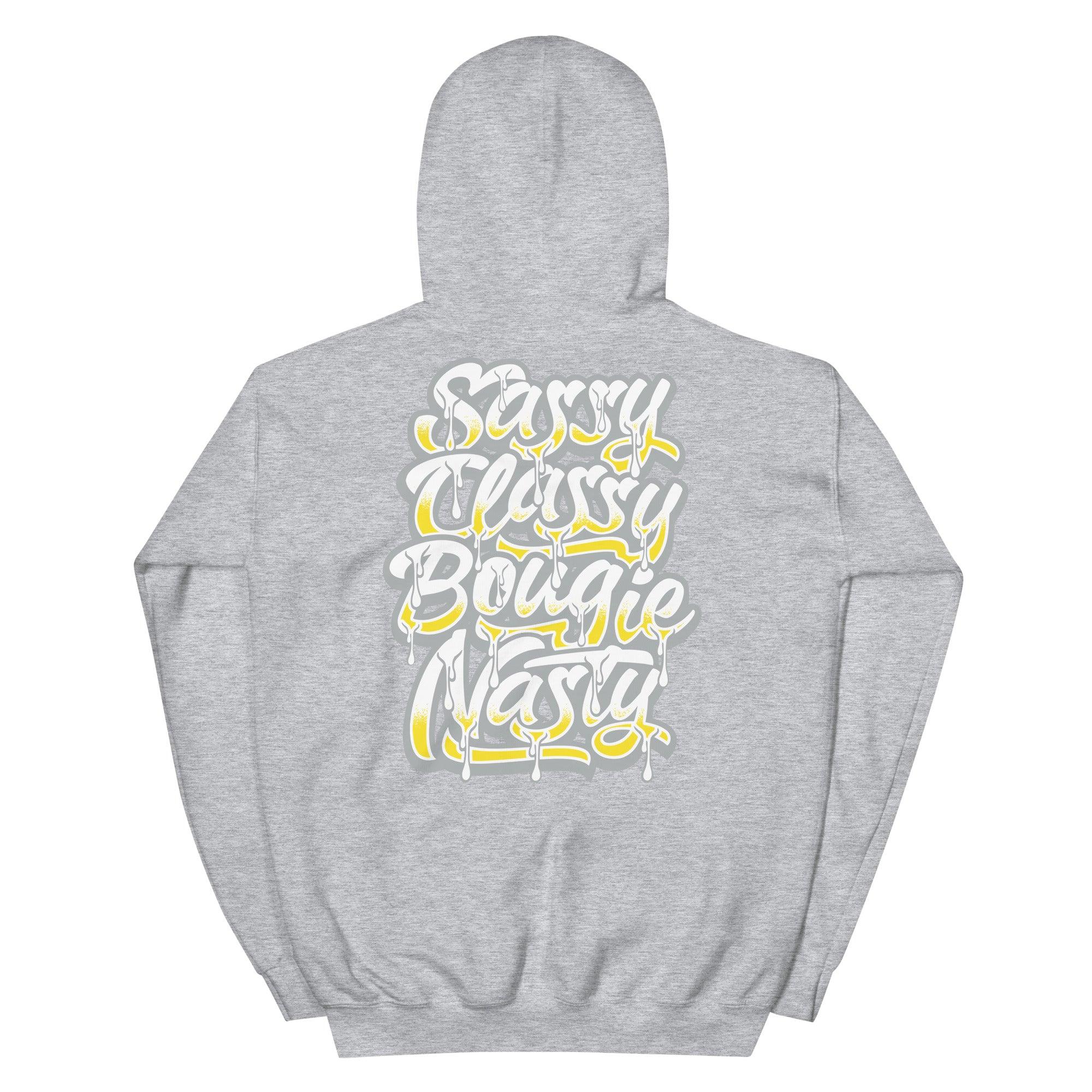 1 Switch Light Smoke Grey Yellow Hoodie Sassy Classy